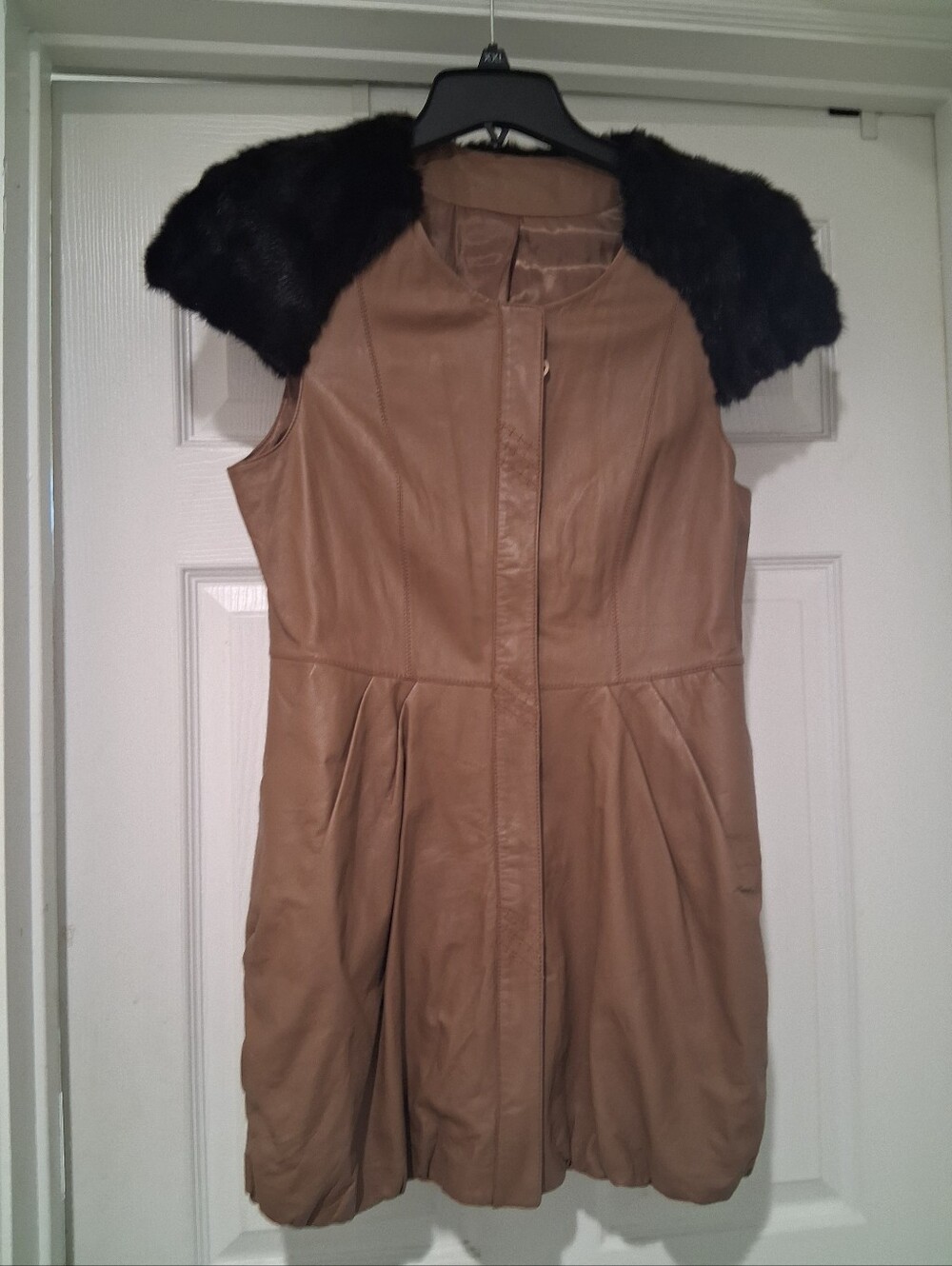 Vtg Gorgeous Mink & Leather Jacket